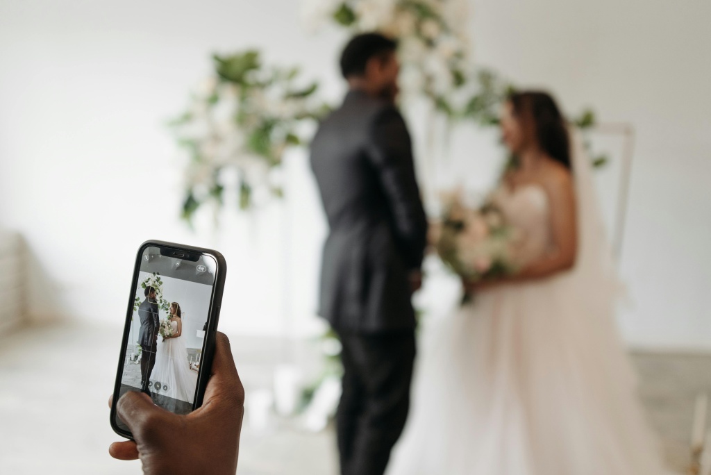 Mobilbruk bryllup